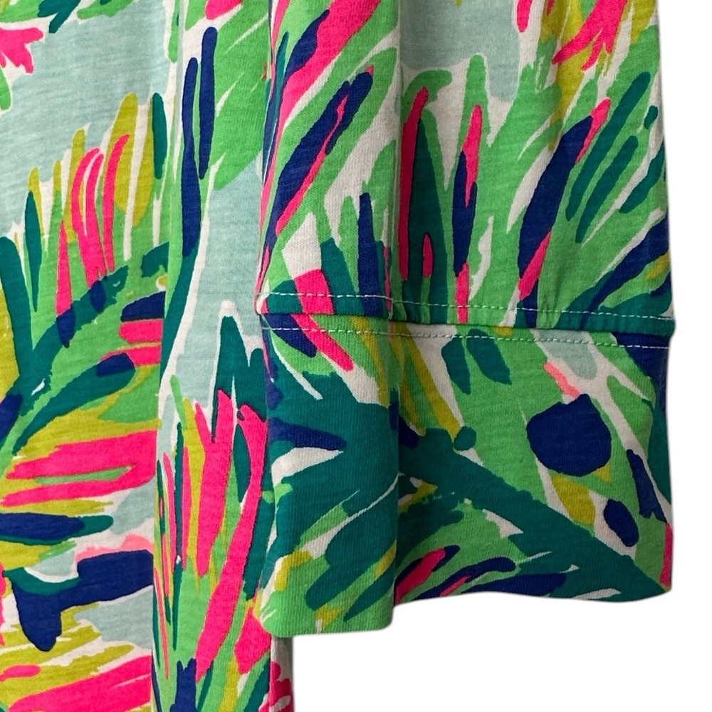 Lilly Pulitzer Marlowe Dress in Island Time Tropical Palm Tree Print Size Large - Picture 6 of 11